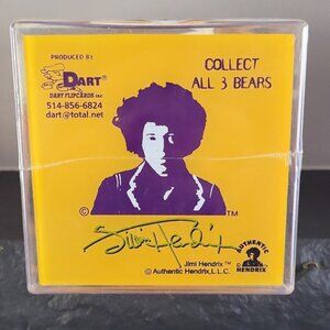 Jimi Hendrix rare limited edition sealed Collectible Bears Set of 3
